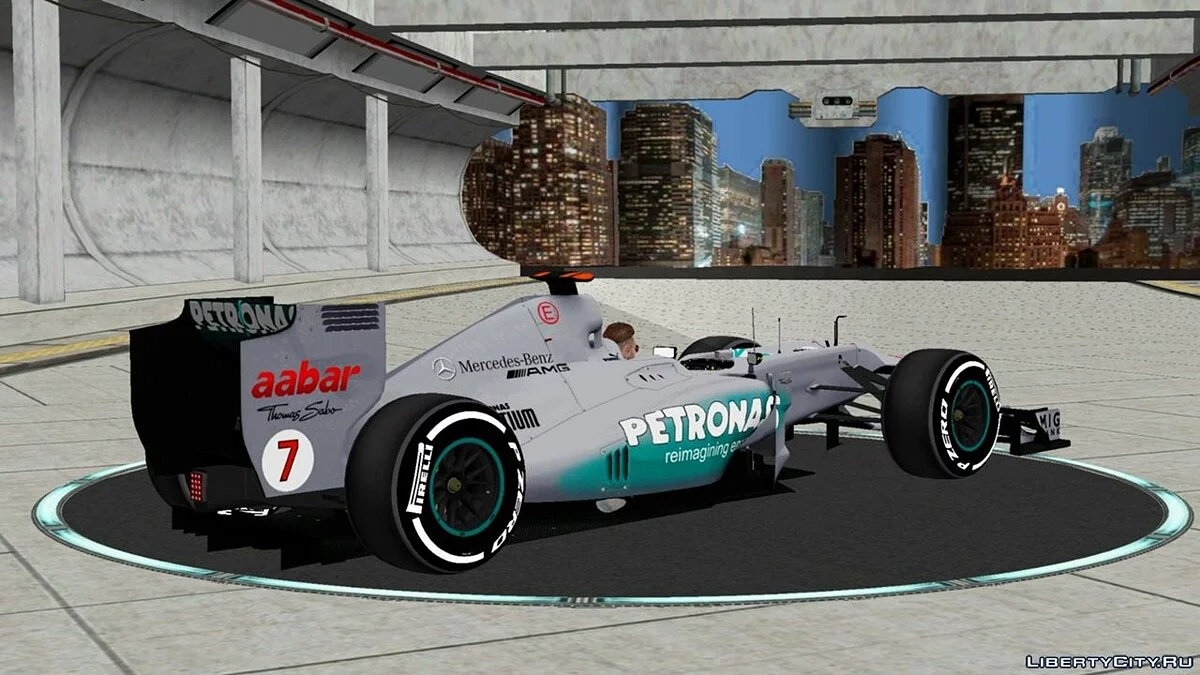 Mercedes AMG Petronas F1 W03 2012 / GTA سان أندرياس (iOS، أندرويد)