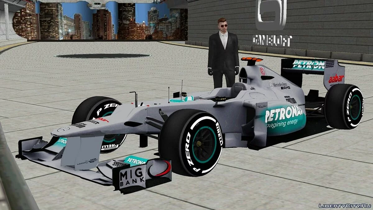 Mercedes AMG Petronas F1 W03 2012 / GTA سان أندرياس (iOS، أندرويد)