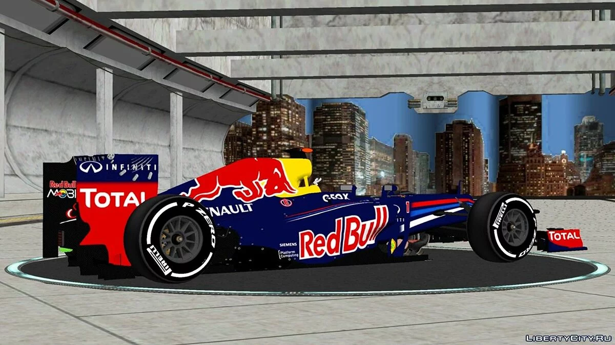 Red Bull RB8 F1 2012 / GTA سان أندرياس (iOS، أندرويد)