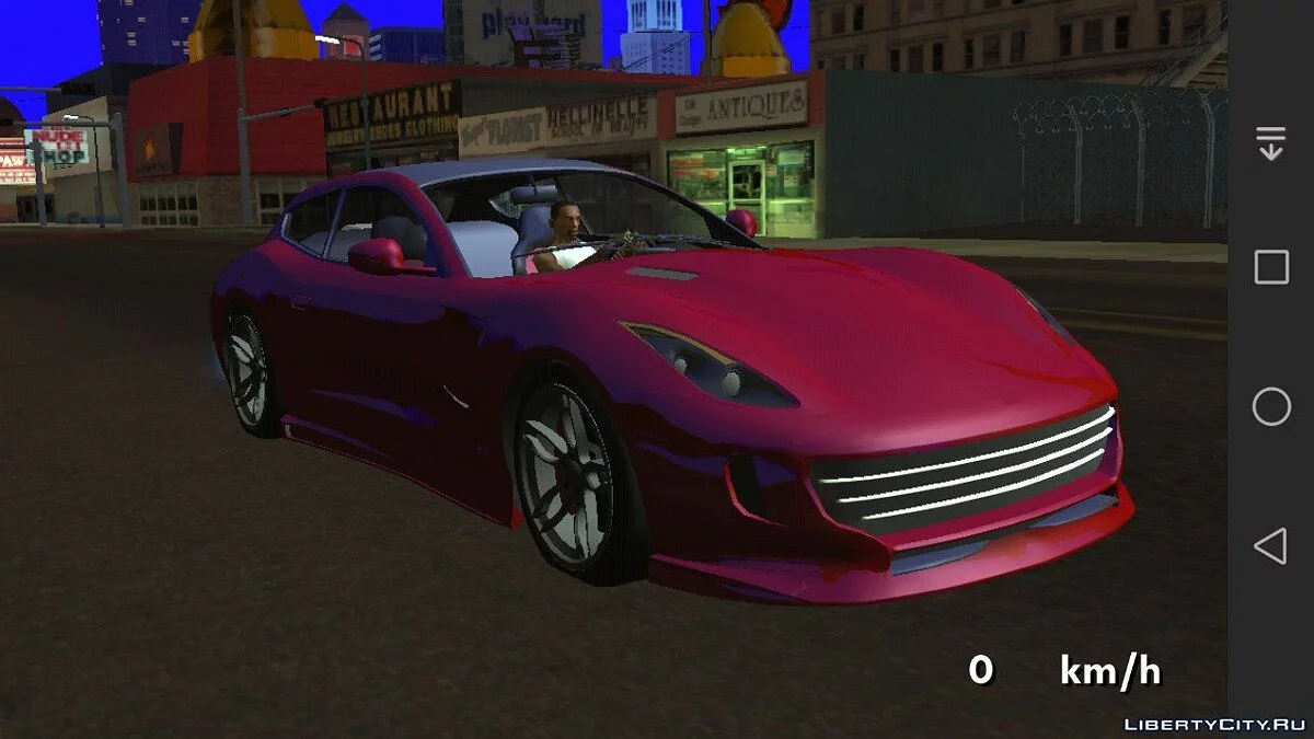 Bestia GTS з GTA 5 (тільки DFF) / GTA San Andreas (iOS, Android)