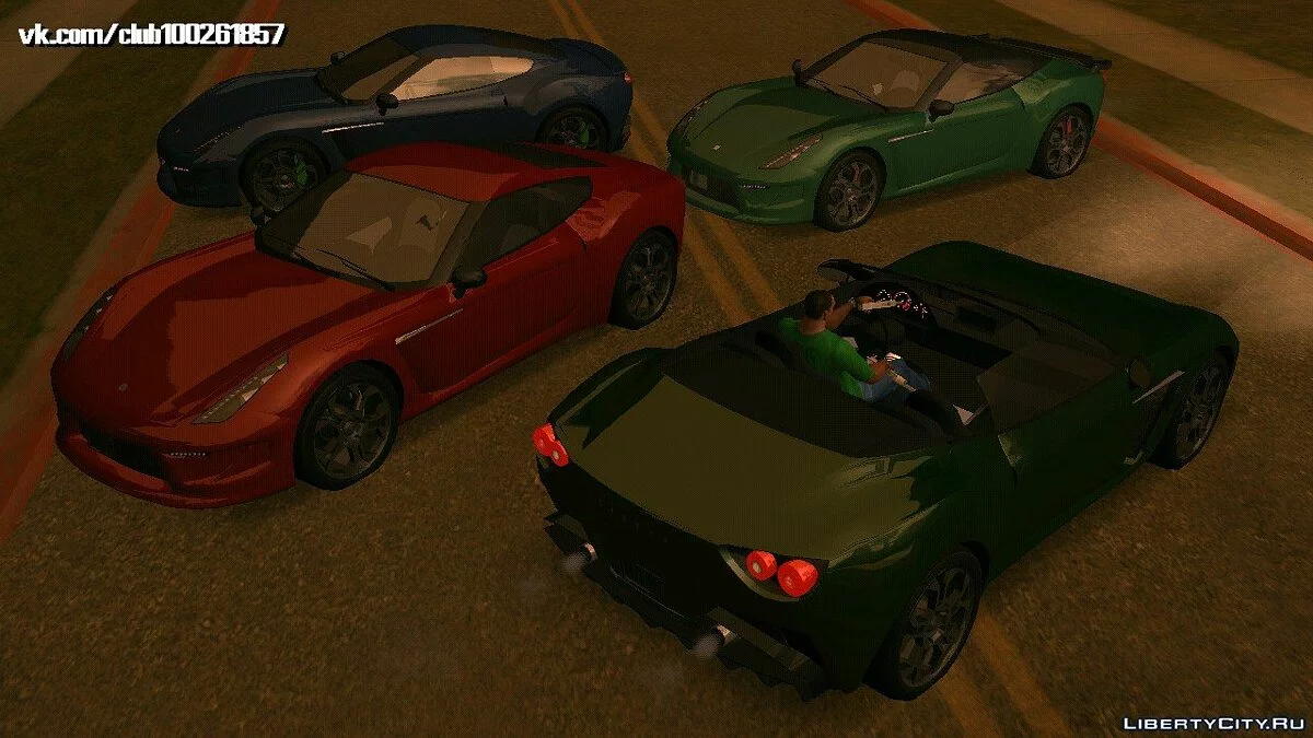 Grotti Carbonizzare de GTA5 (apenas DFF) / GTA San Andreas (iOS, Android)