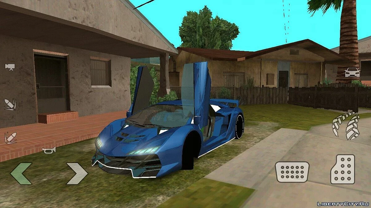 Pegassi Zentorno з GTA 5 (тільки DFF) / GTA San Andreas (iOS, Android)