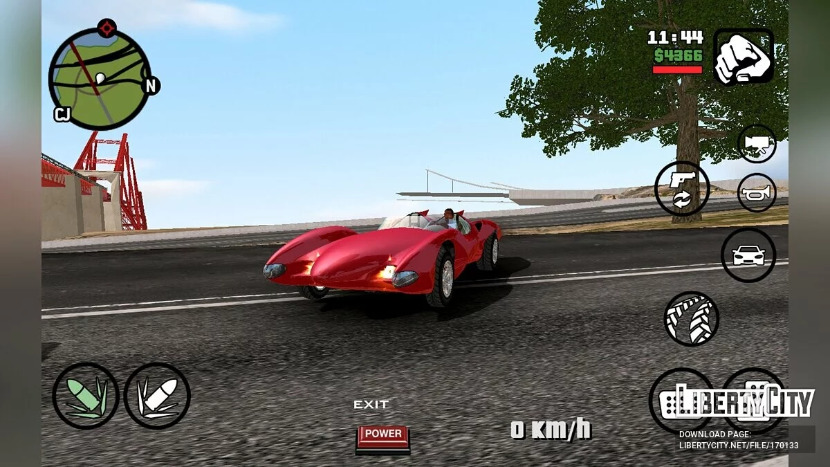 GTA 5 Scramjet + різні функції / GTA San Andreas (iOS, Android)