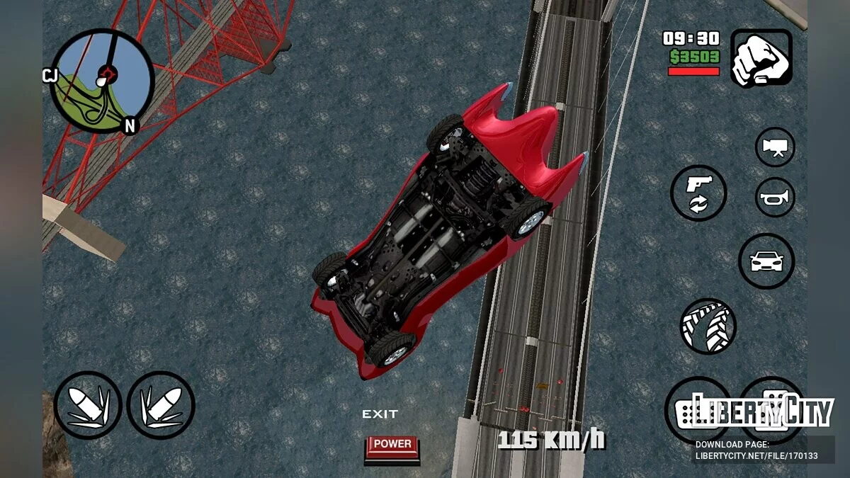 GTA 5 Scramjet + різні функції / GTA San Andreas (iOS, Android)