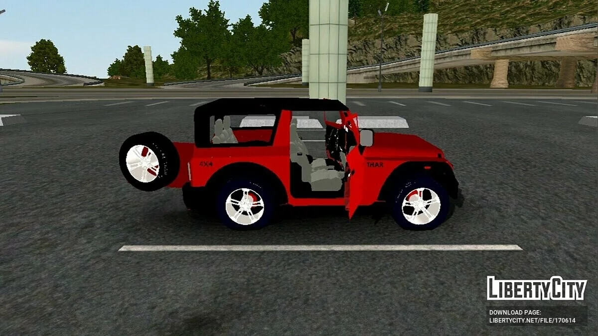 Mahindra Thar 2022 (Hanya DFF) / GTA San Andreas (iOS, Android)