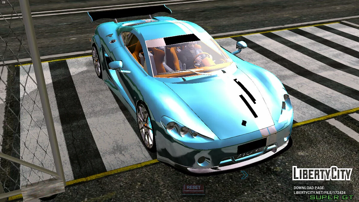 Ascari A10 2008 (лише DFF) / GTA San Andreas (iOS, Android)