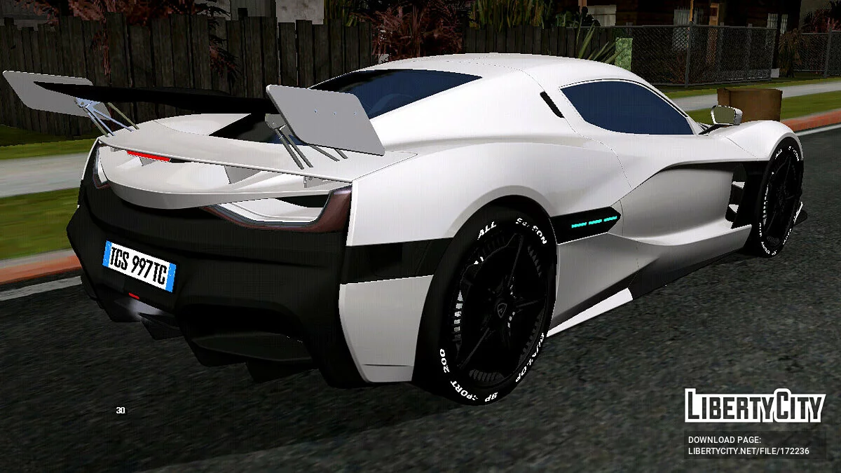 Rimac Concept Two 2019 / GTA San Andreas (iOS, Android)