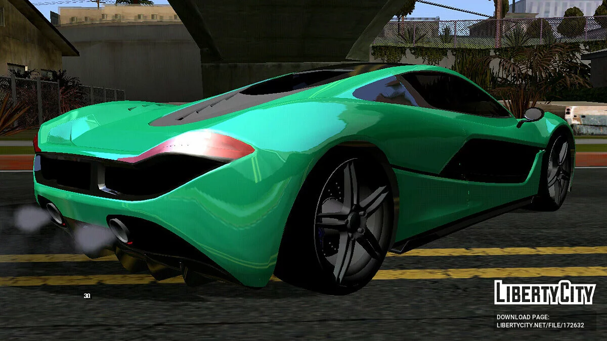 GTA 5 中的 Progen T20 + 调整(仅限 DFF) / GTA San Andreas (iOS, Android)