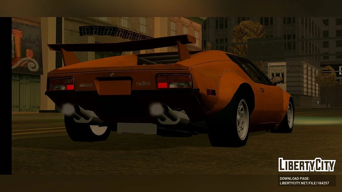 De Tomaso Pantera GT-4 (hanya DFF) / GTA San Andreas (iOS, Android)