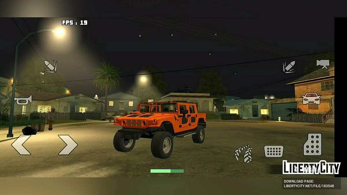 GTA 5 Mammoth Patriot Mil-Spec (only DFF) / GTA San Andreas (iOS, Android)