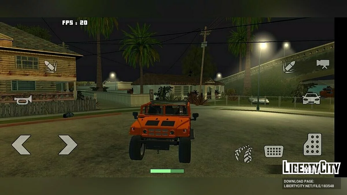 GTA 5 Mammoth Patriot Mil-Spec (only DFF) / GTA San Andreas (iOS, Android)