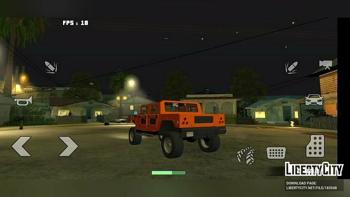 GTA 5 Mammoth Patriot Mil-Spec (only DFF) / GTA San Andreas (iOS, Android)