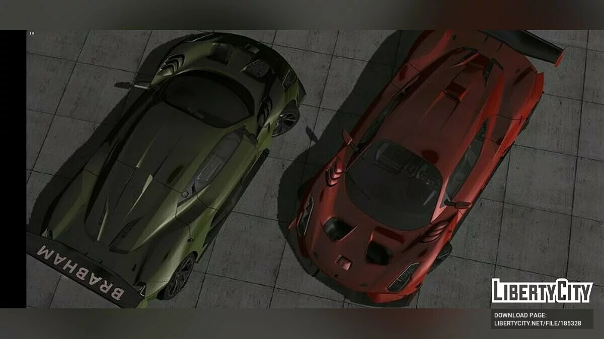 Brabham BT62 R 2020 / GTA San Andreas (iOS, Android)