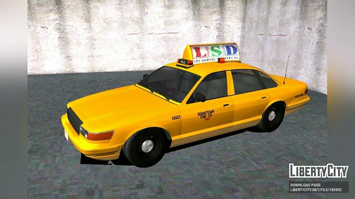 Vapid Stanier I Taxi (apenas DFF) / GTA San Andreas (iOS, Android)