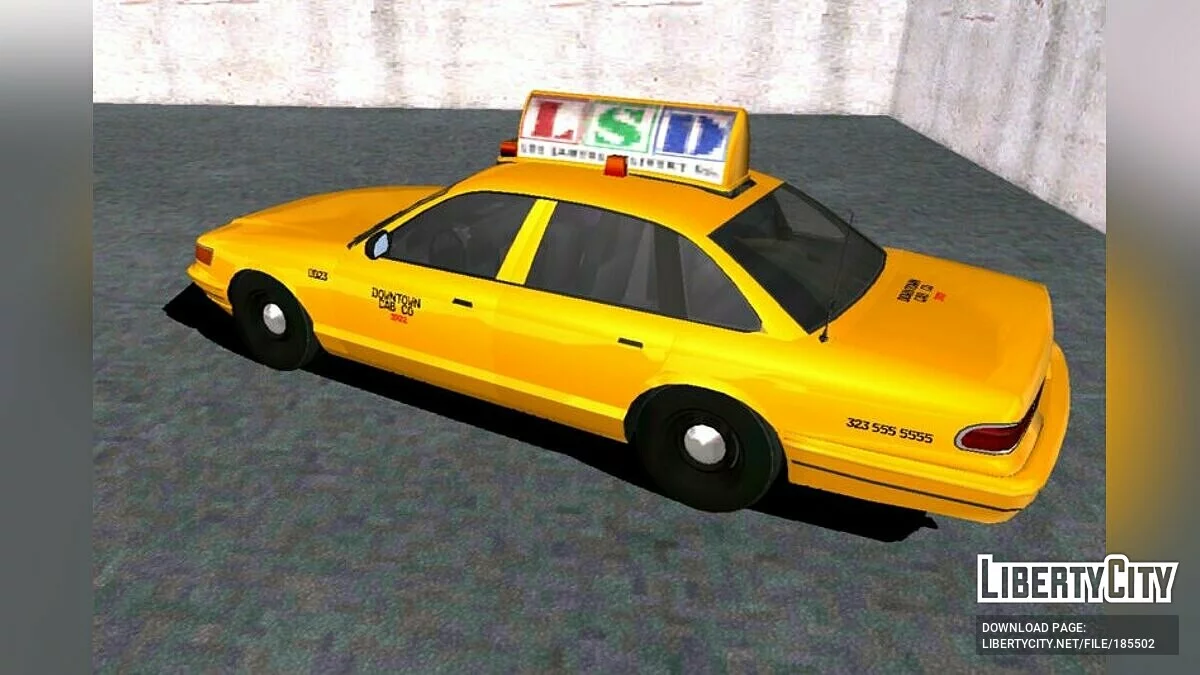 Vapid Stanier I Taxi (apenas DFF) / GTA San Andreas (iOS, Android)