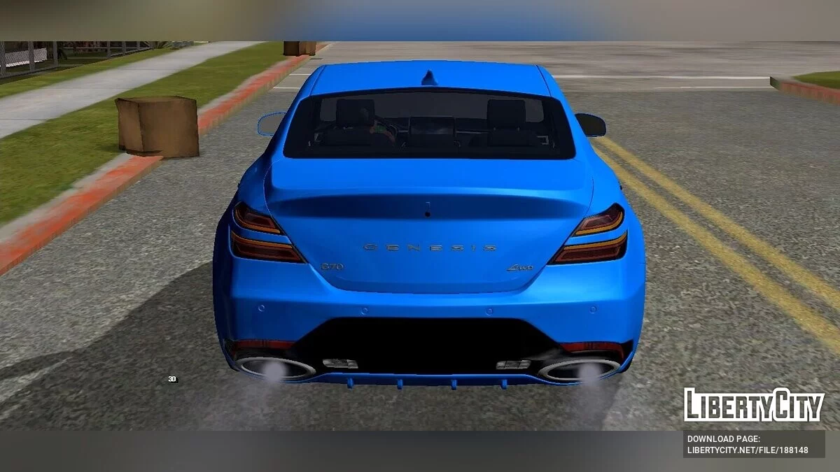 Equus Genesis G70 2021 (лише DFF) / GTA San Andreas (iOS, Android)