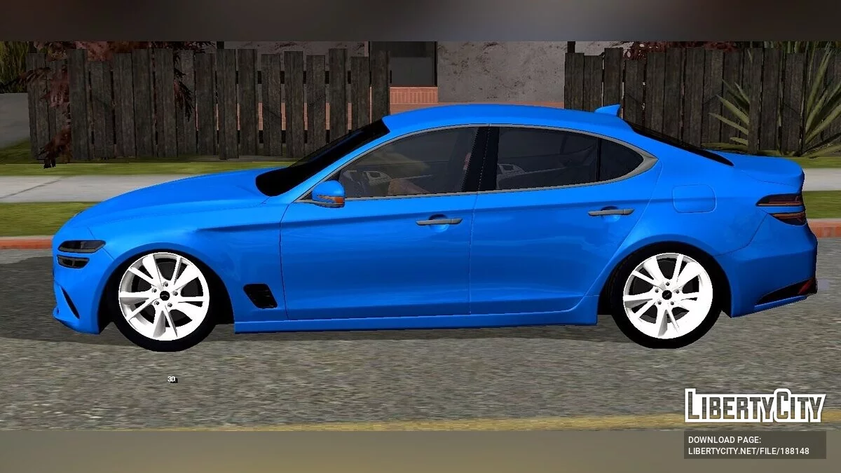 Equus Genesis G70 2021 (лише DFF) / GTA San Andreas (iOS, Android)