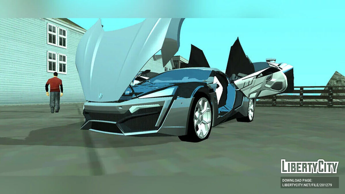 Lykan Hypersport (solo DFF) / GTA San Andreas (iOS, Android)
