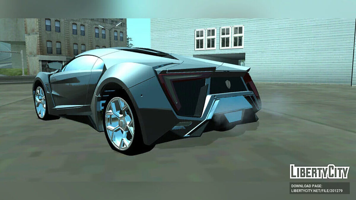 Lykan Hypersport (solo DFF) / GTA San Andreas (iOS, Android)