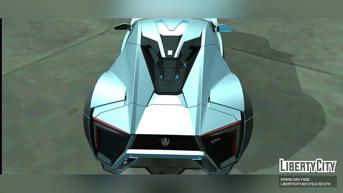Lykan Hypersport (solo DFF) / GTA San Andreas (iOS, Android)