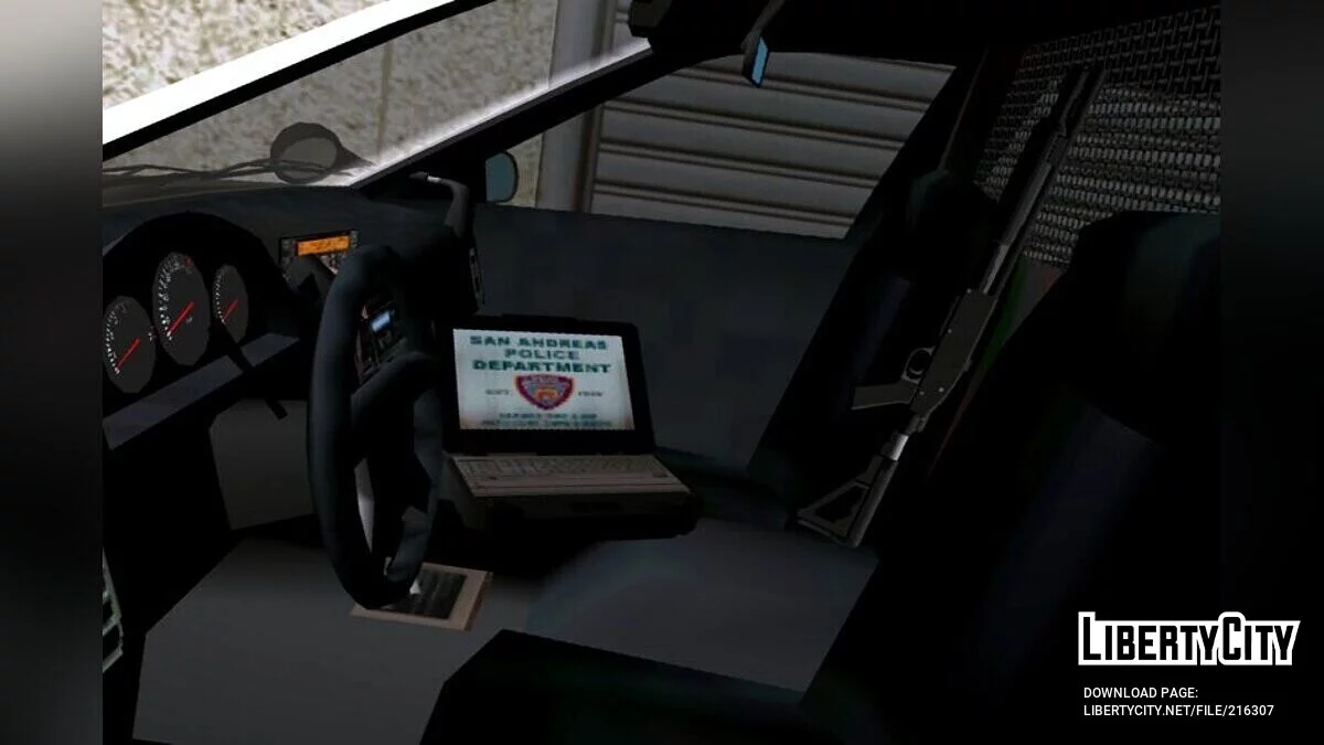 Vapid Police Cruiser (Stanier LE) - hanya DFF / GTA San Andreas (iOS, Android)