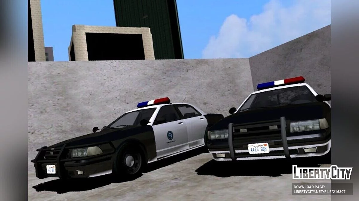 Vapid Police Cruiser (Stanier LE) - hanya DFF / GTA San Andreas (iOS, Android)