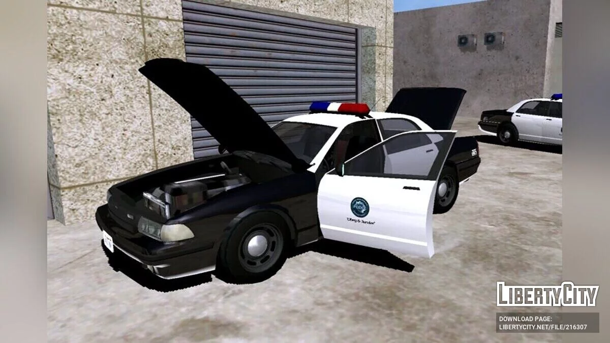 Vapid Police Cruiser (Stanier LE) - hanya DFF / GTA San Andreas (iOS, Android)