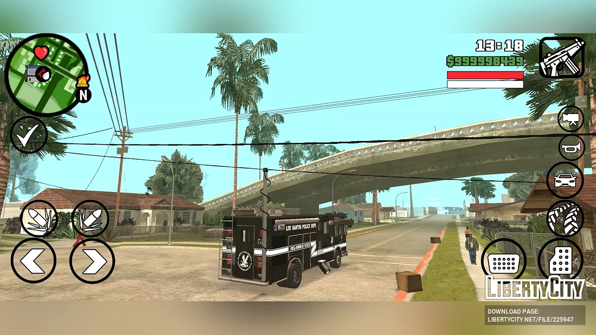 Мобільний командний центр SWAT Лос-Анджелеса / GTA San Andreas (iOS, Android)