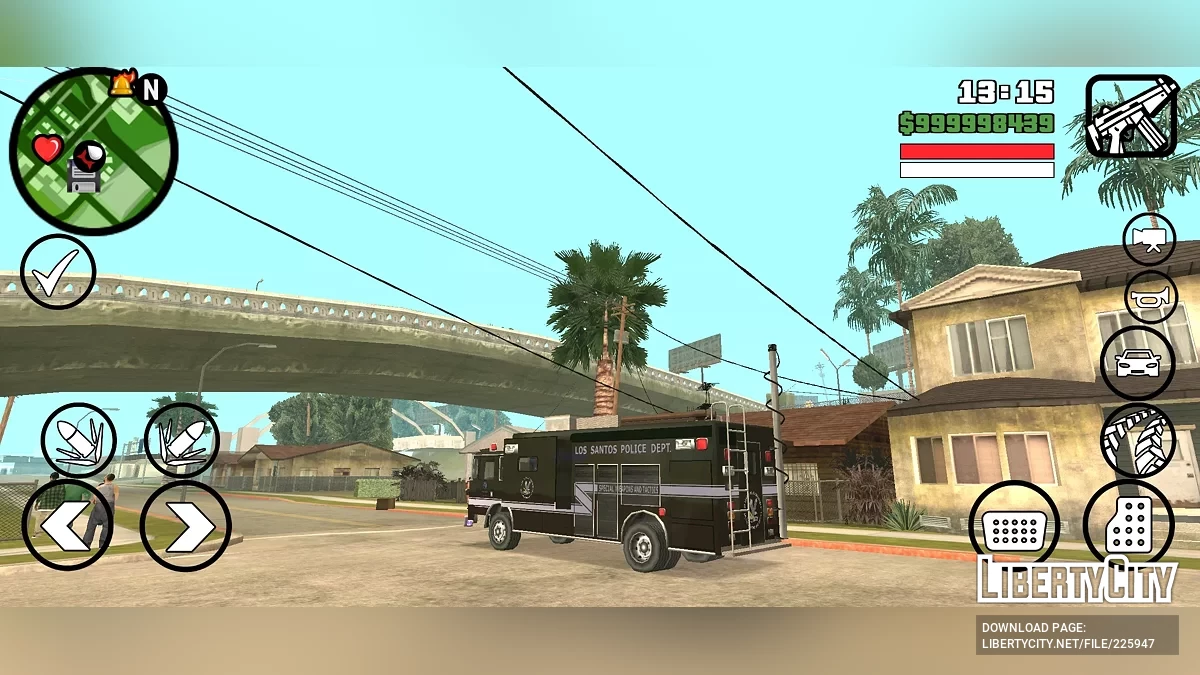 Мобільний командний центр SWAT Лос-Анджелеса / GTA San Andreas (iOS, Android)