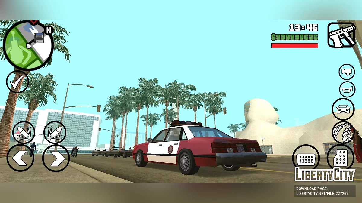 Polizeiauto aus Vice City / GTA San Andreas (iOS, Android)
