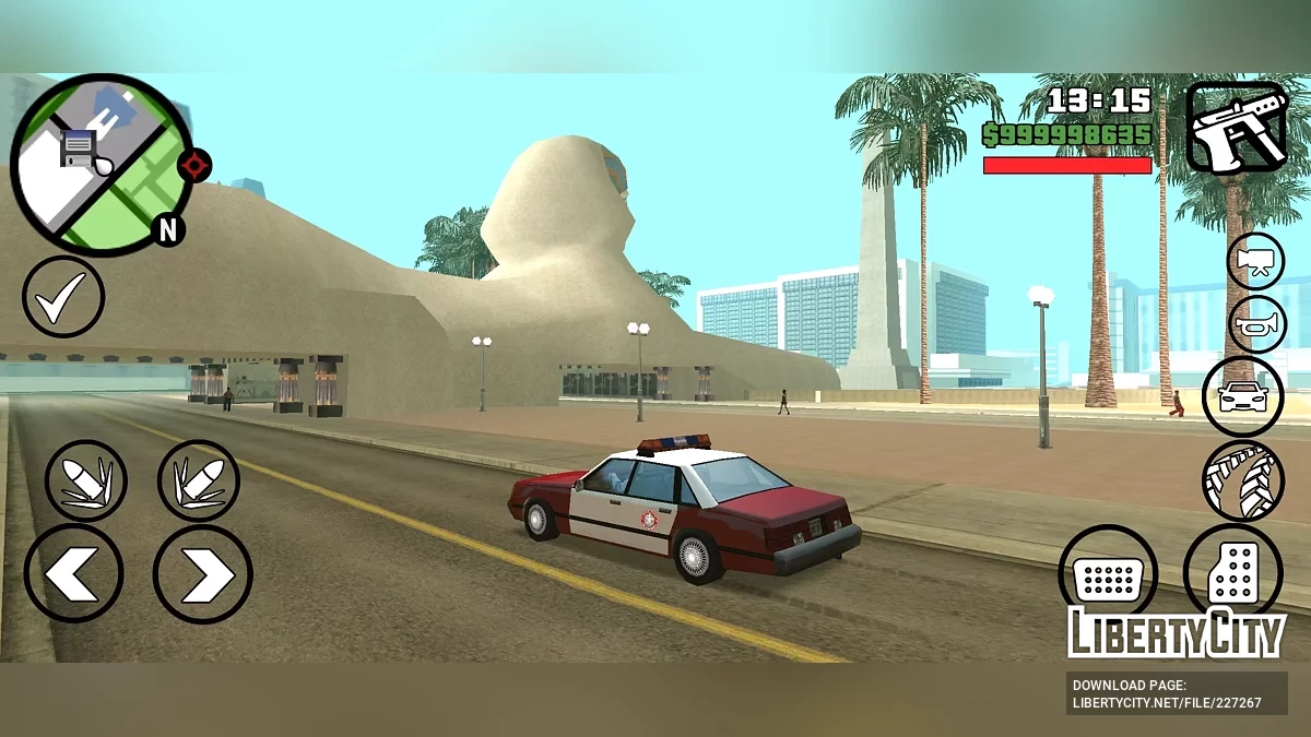 Polizeiauto aus Vice City / GTA San Andreas (iOS, Android)