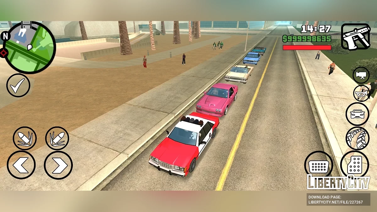 Polizeiauto aus Vice City / GTA San Andreas (iOS, Android)