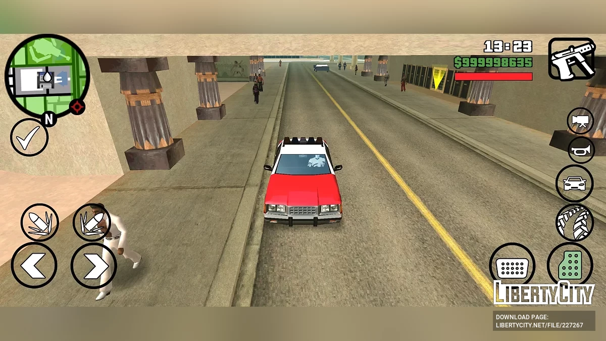 Polizeiauto aus Vice City / GTA San Andreas (iOS, Android)