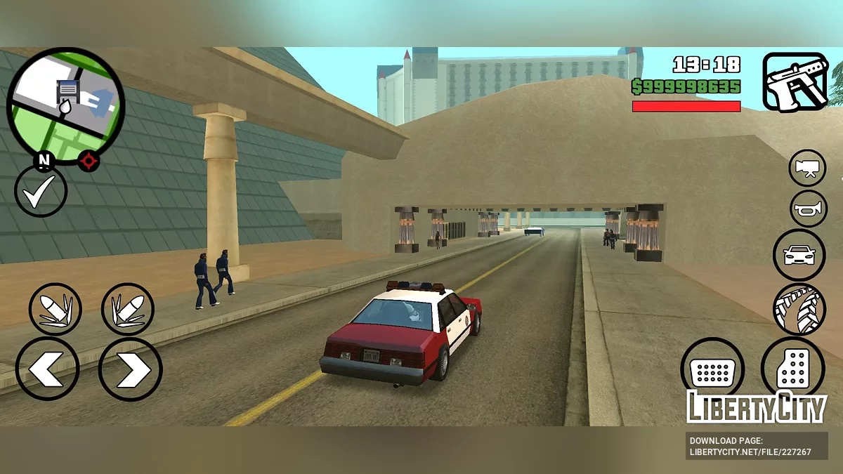 Polizeiauto aus Vice City / GTA San Andreas (iOS, Android)