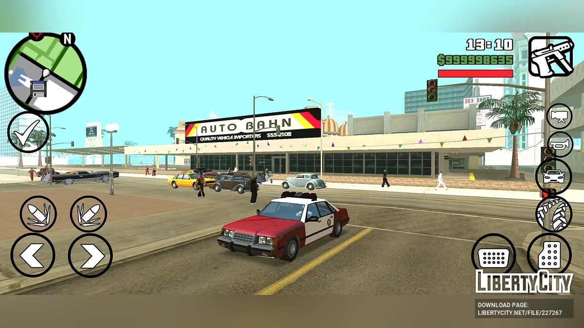 Polizeiauto aus Vice City / GTA San Andreas (iOS, Android)