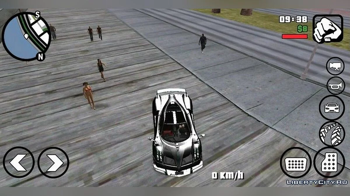 Pagani Huayra BC 2016 / GTA San Andreas (iOS, Android)