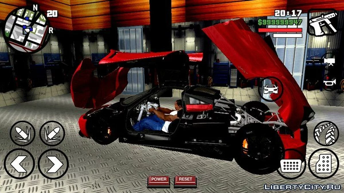 帕加尼 Huayra / GTA San Andreas (iOS, Android)