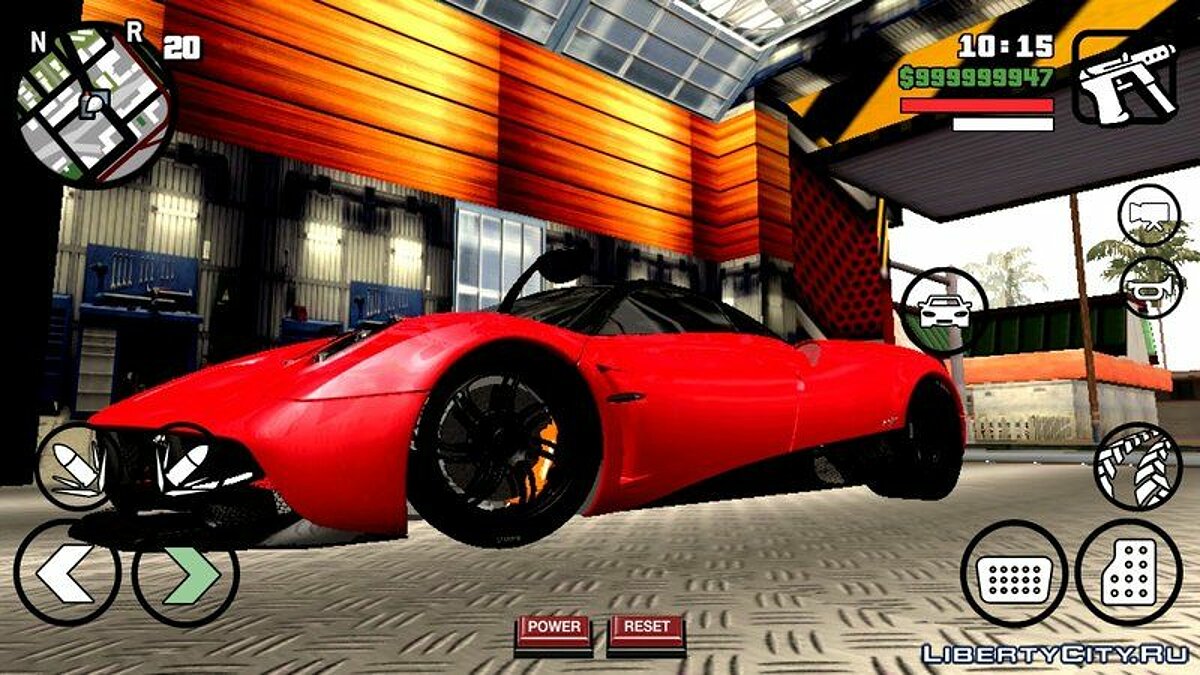 Download Pagani Huayra for GTA San Andreas (iOS, Android)