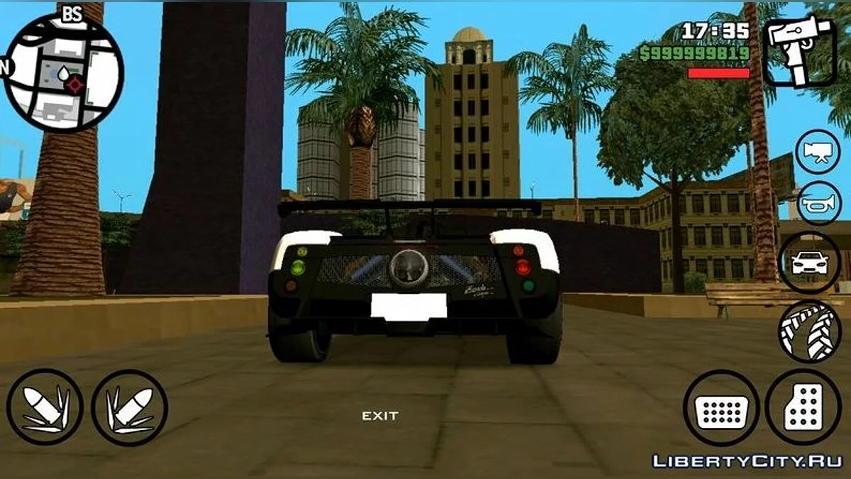 Pagani Zonda Cinque / GTA San Andreas (iOS, Android)