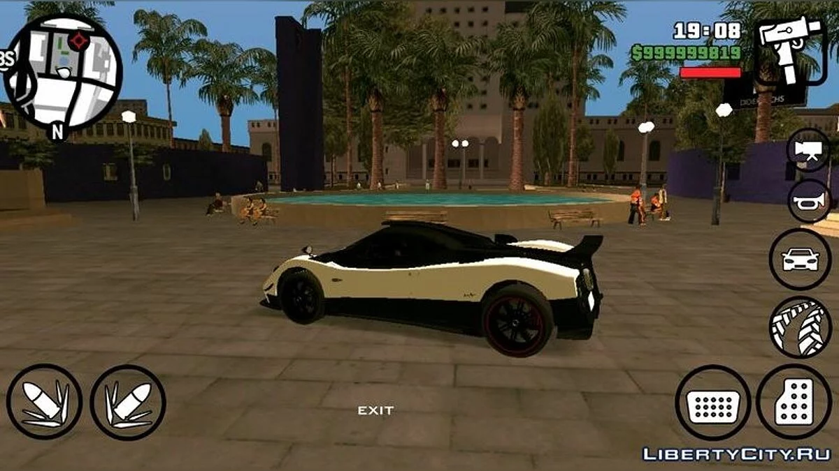 Pagani Zonda Cinque / GTA San Andreas (iOS, Android)