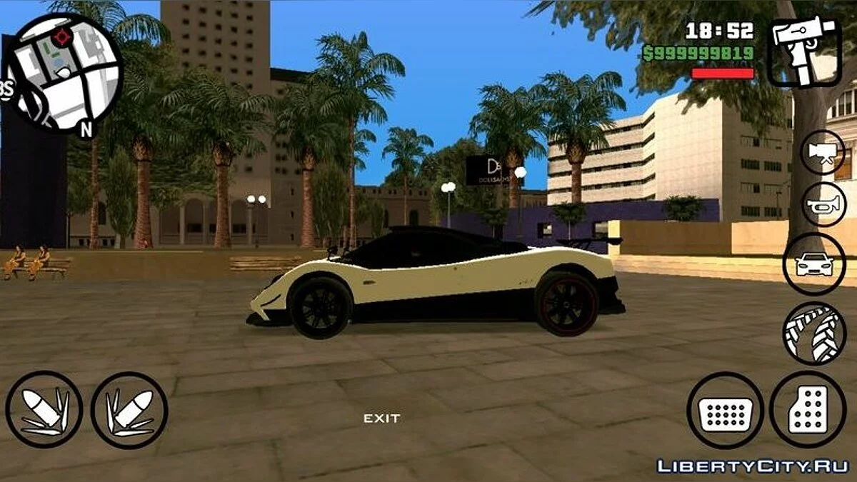 Pagani Zonda Cinque / GTA San Andreas (iOS, Android)