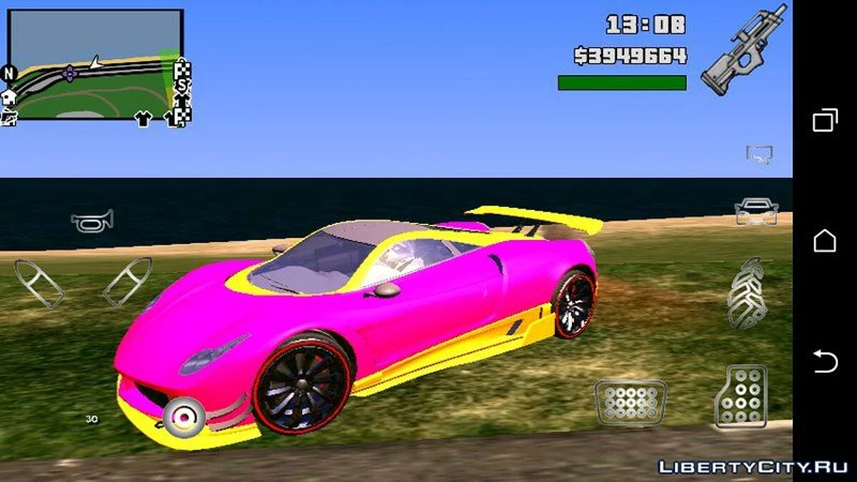 Pegassi Osiris de GTA 5 (solo DFF) / GTA San Andreas (iOS, Android)