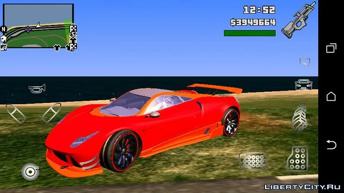 Pegassi Osiris de GTA 5 (solo DFF) / GTA San Andreas (iOS, Android)