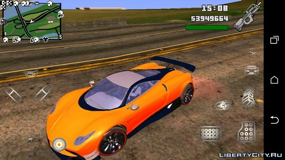 Pegassi Osiris de GTA 5 (solo DFF) / GTA San Andreas (iOS, Android)