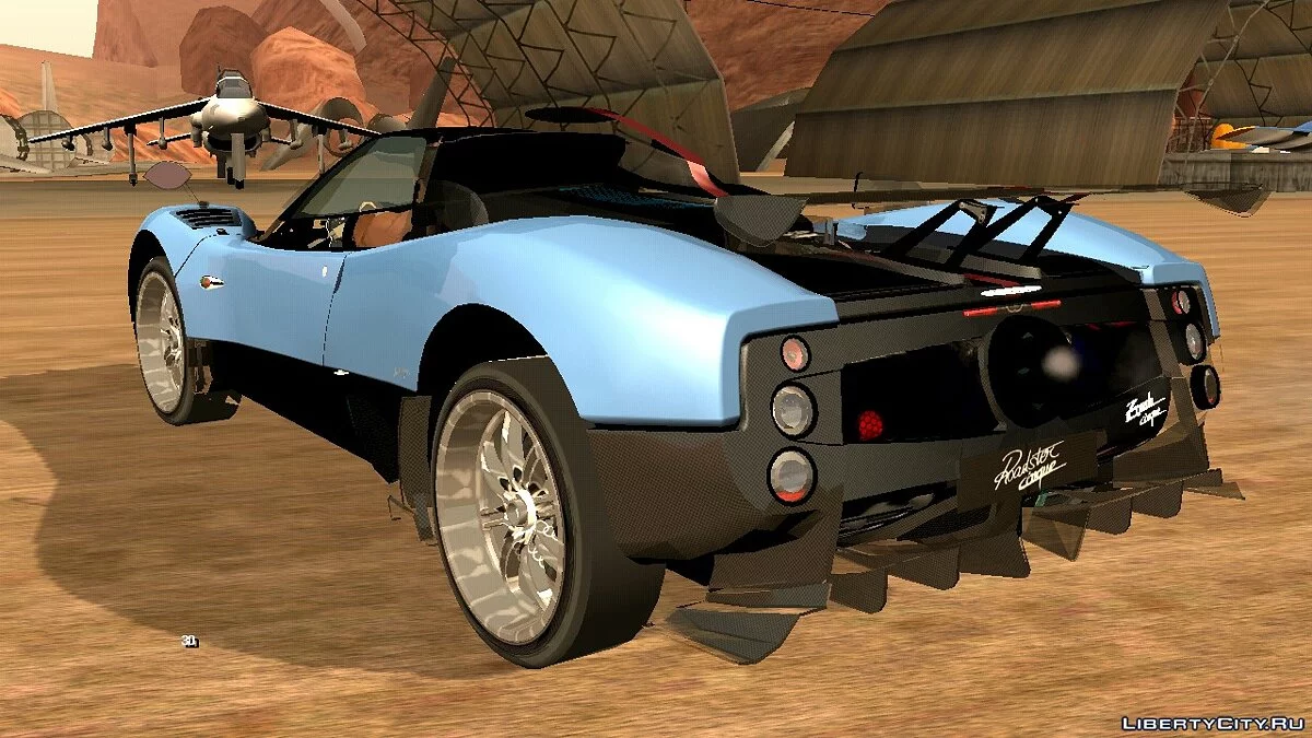 2009 Pagani Zonda Cinque Roadster / GTA San Andreas (iOS, Android)