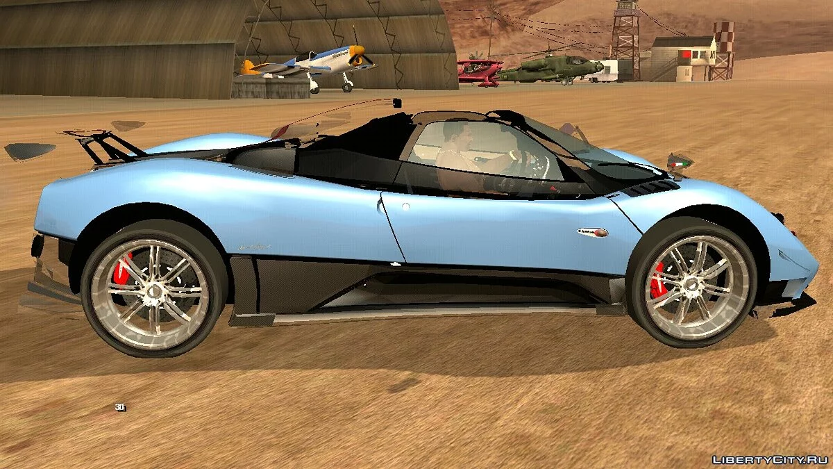 2009 Pagani Zonda Cinque Roadster / GTA San Andreas (iOS, Android)