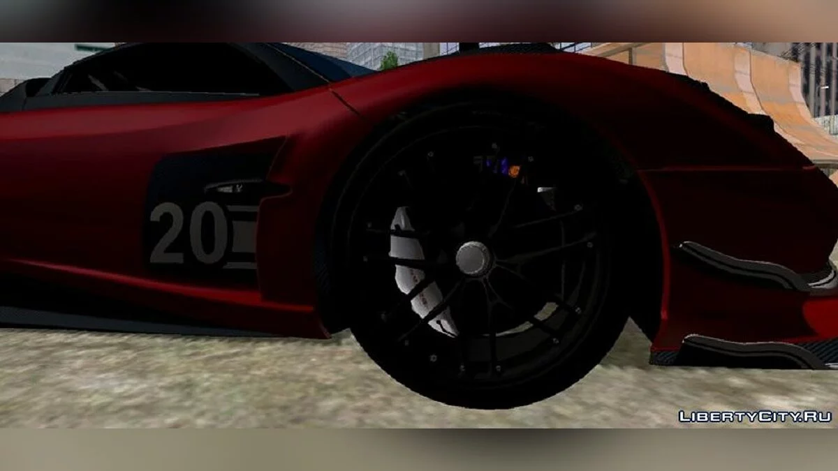 Pagani Huayra BC Roadster Drago Viola / GTA San Andreas (iOS, Android)