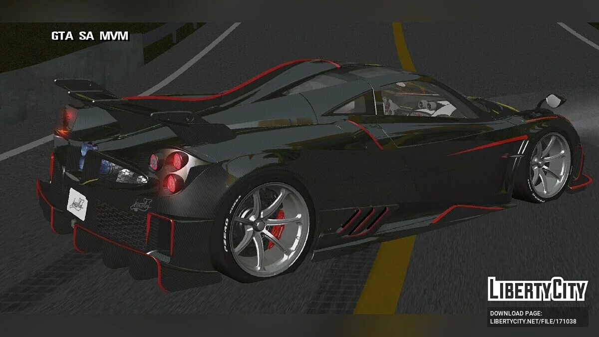 Pagani Huayra / GTA سان أندرياس (iOS، أندرويد)