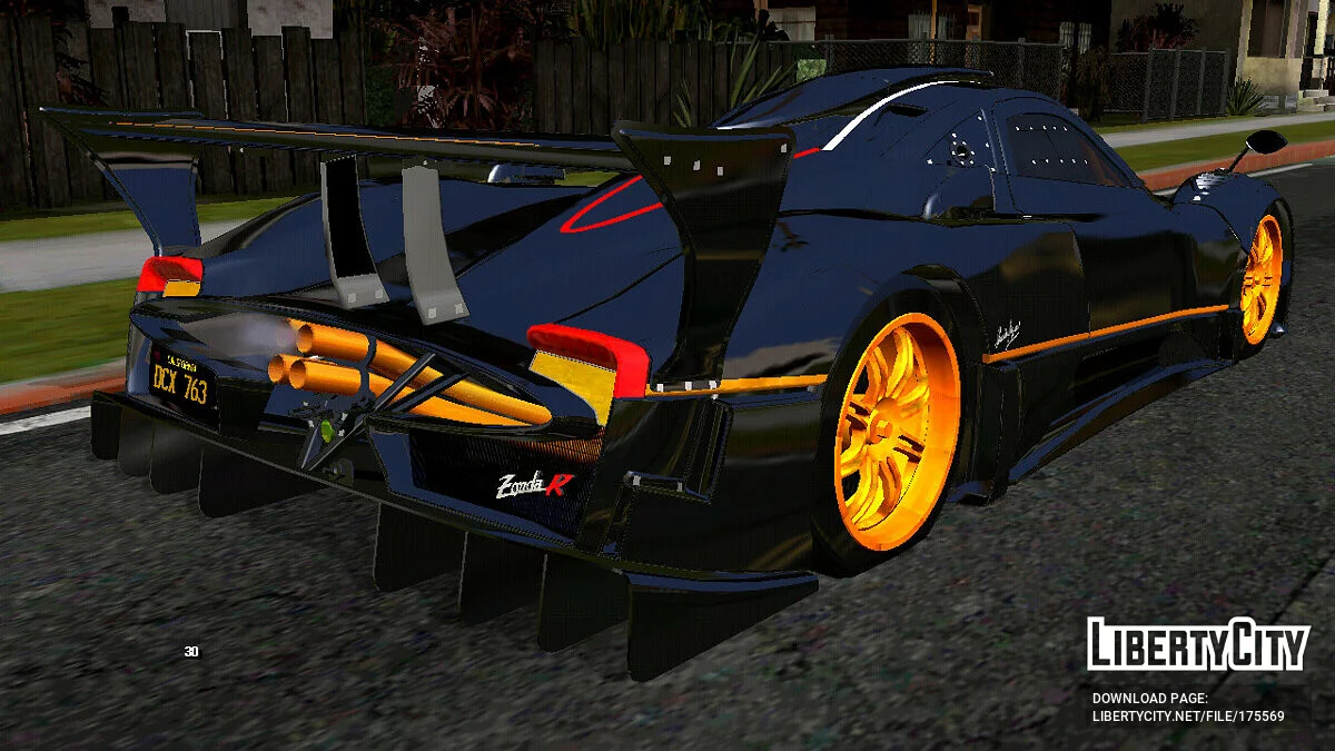 Pagani Zonda R 2010 (тільки DFF) / GTA San Andreas (iOS, Android)