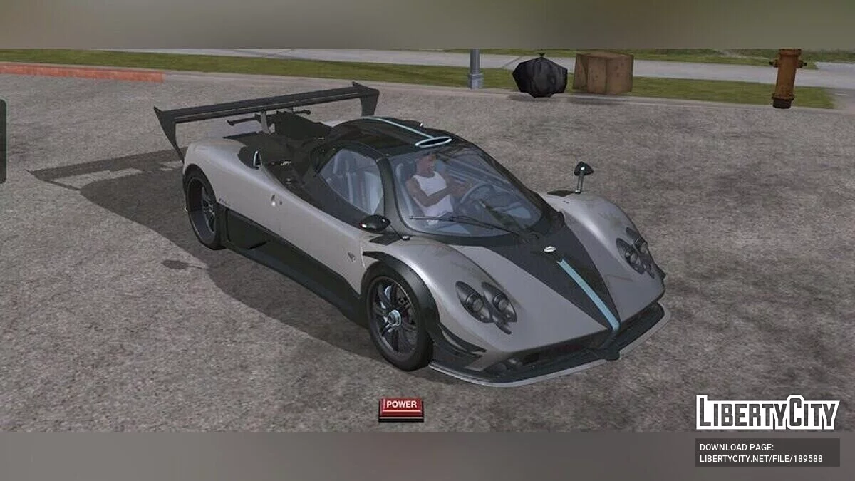 Pagani Zonda / GTA سان أندرياس (iOS، أندرويد)